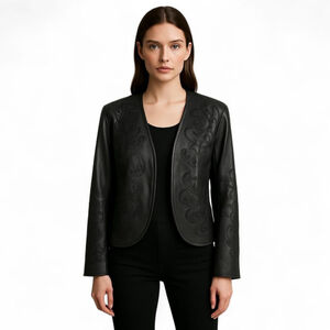 Vintage Spiegel Black Jacket Women's XL Size 16